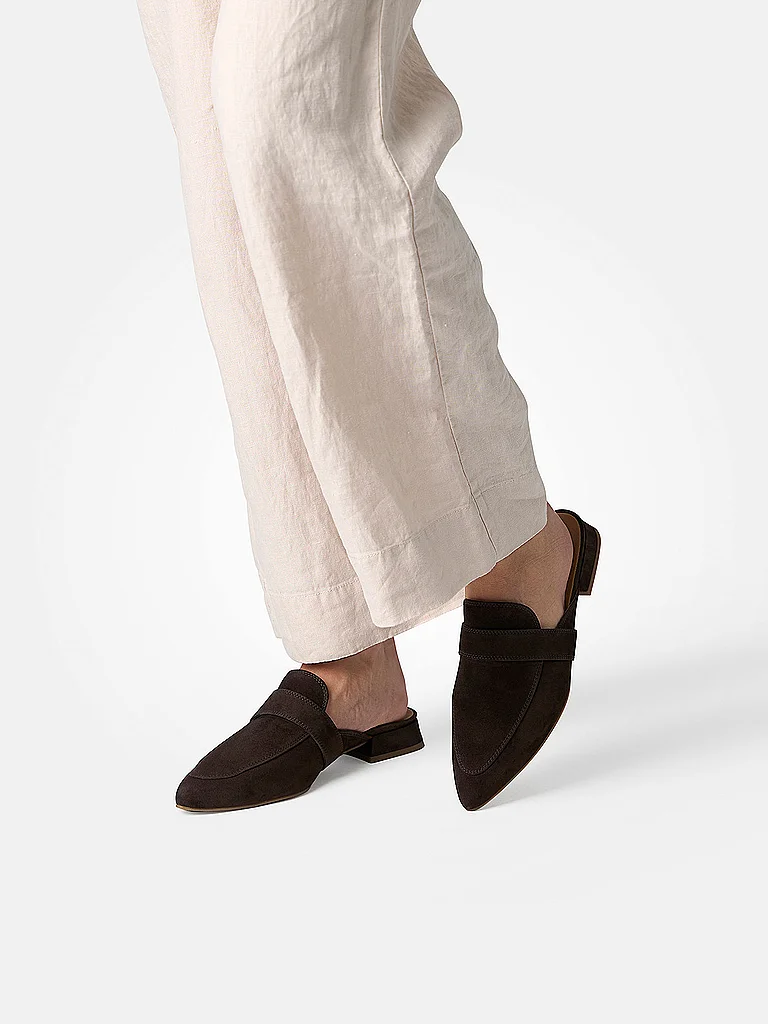 Paul Green Mules Brown 40.5 Women 5